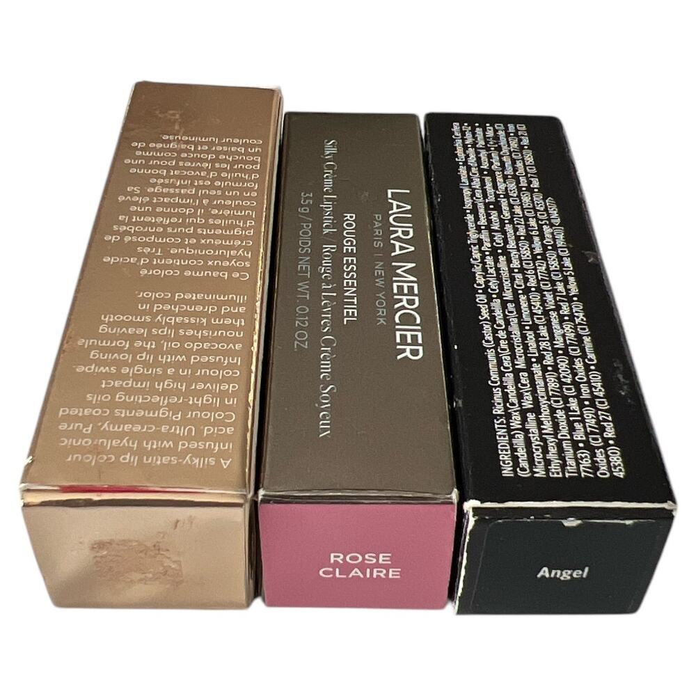 LOT 3 Bobbi Brown x Becca x Laura Mercier Lipstick - Picture 3 of 6